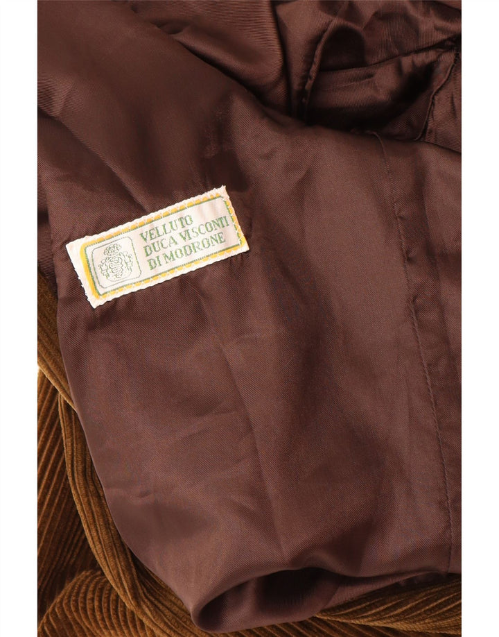 Velluto Duca Visconti Jachetă pentru femei din velur cu 2 nasturi IT 48 XL Kaki