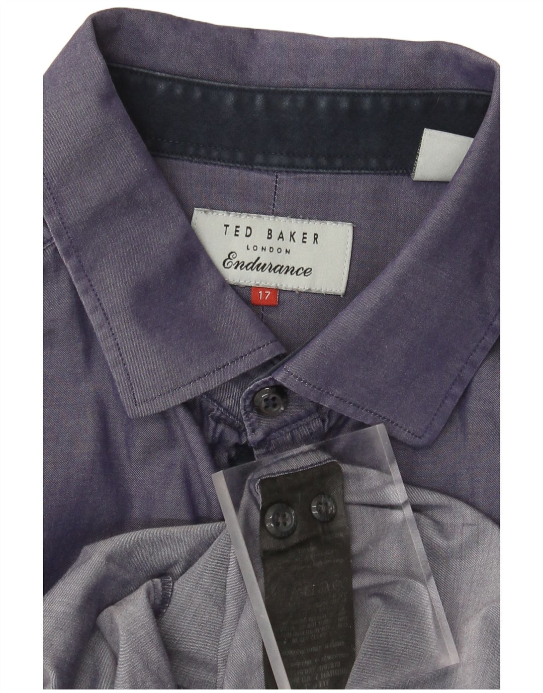 Cămașă pentru bărbați TED BAKER Mărimea 17 XL Bumbac violet