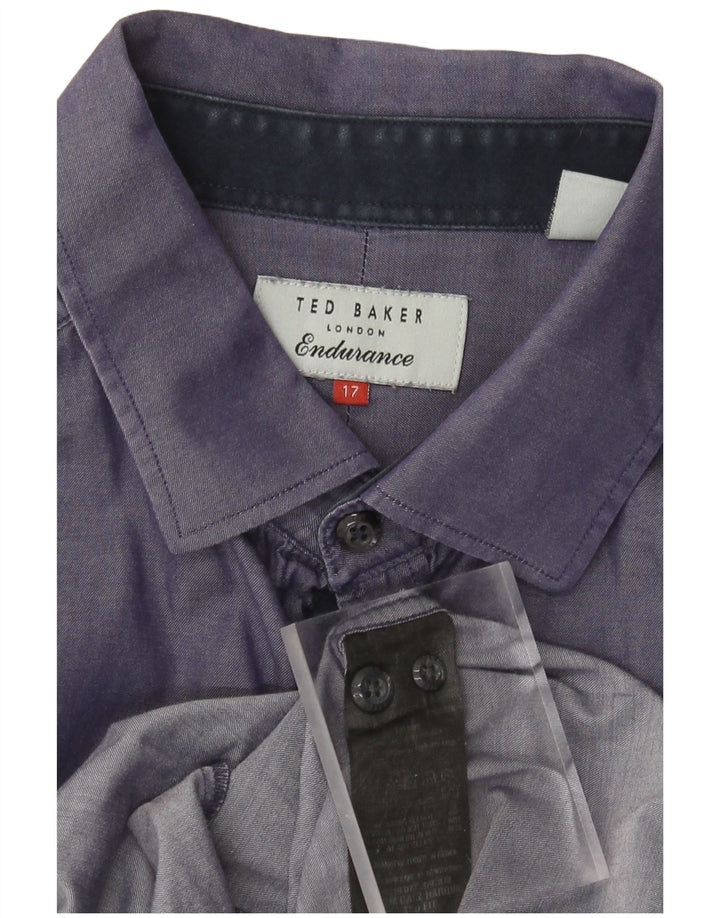 Cămașă pentru bărbați TED BAKER Mărimea 17 XL Bumbac violet