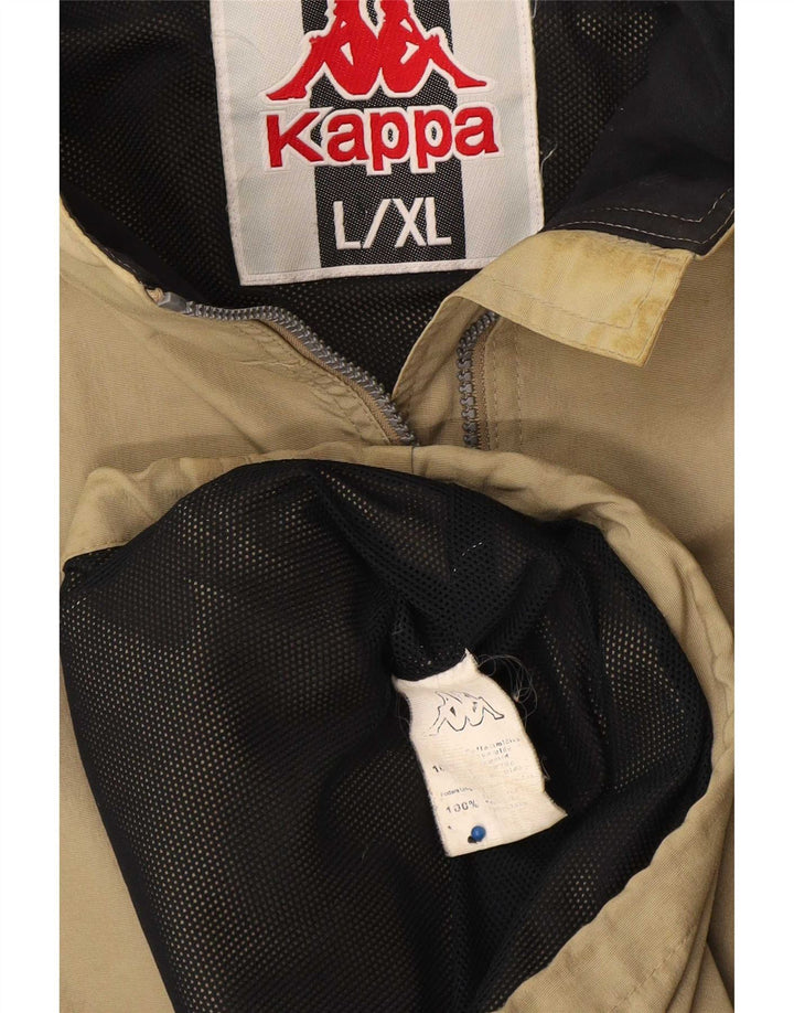 Jachetă de ploaie pentru bărbați Kappa UK 40 Large Kaki Poliamidă