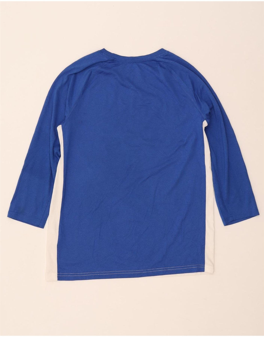 NIKE Dri Fit Graphic Top cu mâneci 3/4 pentru femei UK 18 XL, alb, bloc de culoare