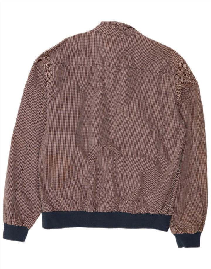 Jachetă bomber pentru bărbați Quiksilver UK 42 XL, bumbac vichy roșu