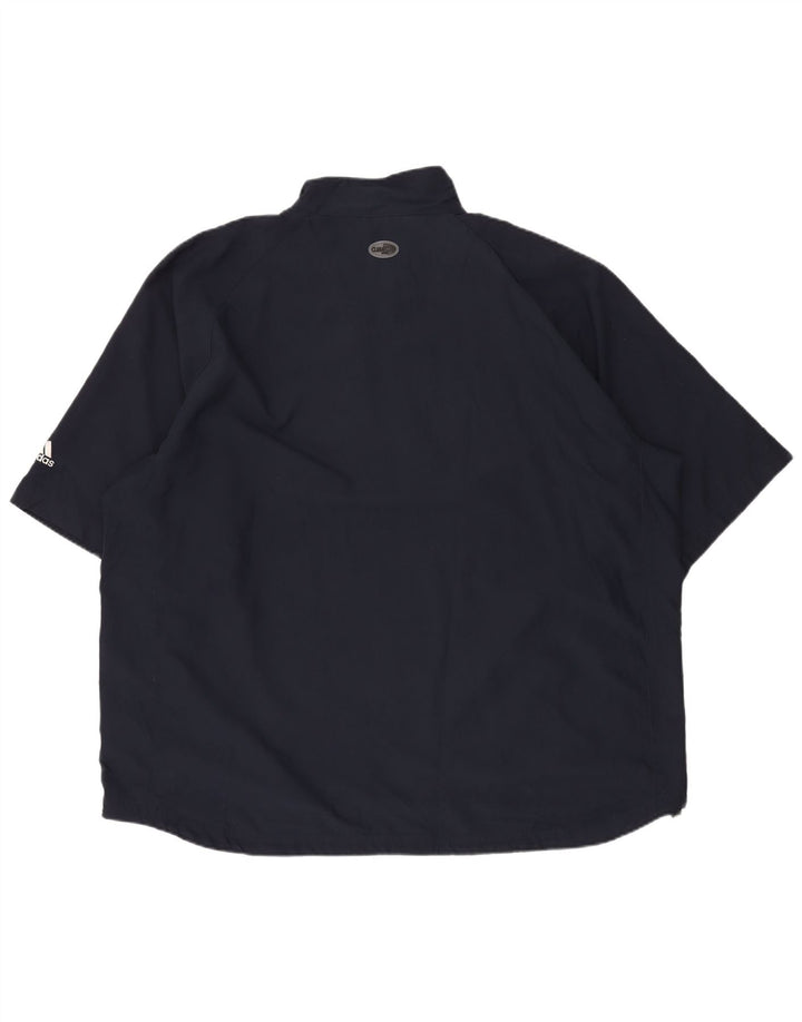 Adidas bărbați Climacool Zip Neck Pullover Trening Top 2XL Bleumarin Sport