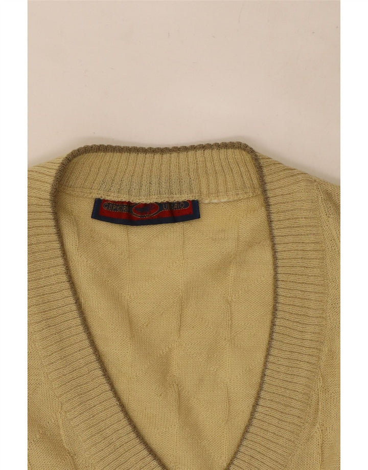 Vestă Vintage pentru bărbați Tank Top Mic Bej