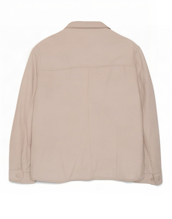 Cămașă din piele Vintage pentru damă IT 46 Large White