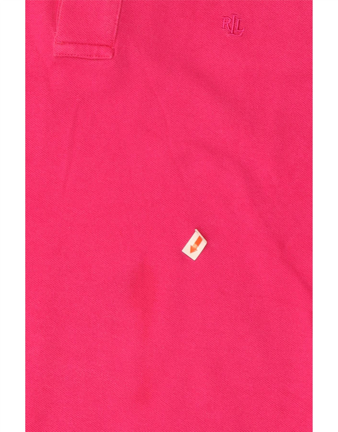 Tricou polo RALPH LAUREN pentru femei UK 18 XL bumbac roz