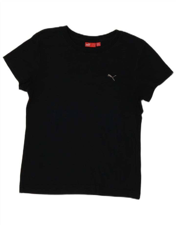 Tricou Puma Femei Top UK 14 Medium Black Bumbac