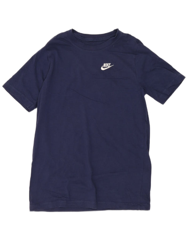 Tricou pentru băieți Nike Top 13-14 ani XL Bumbac bleumarin