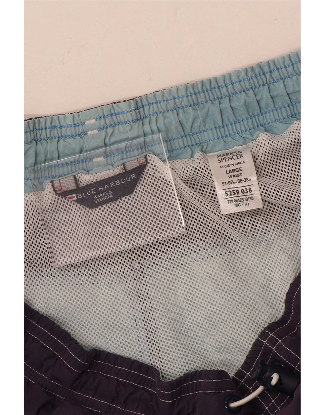 Marks & Spencer Pantaloni scurți de înot pentru bărbați Blue Harbour, mari, violet
