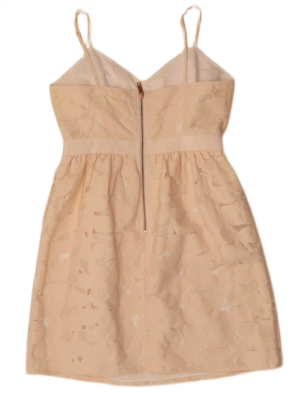 TED BAKER Womens Slip Dress Size 4 Large Beige