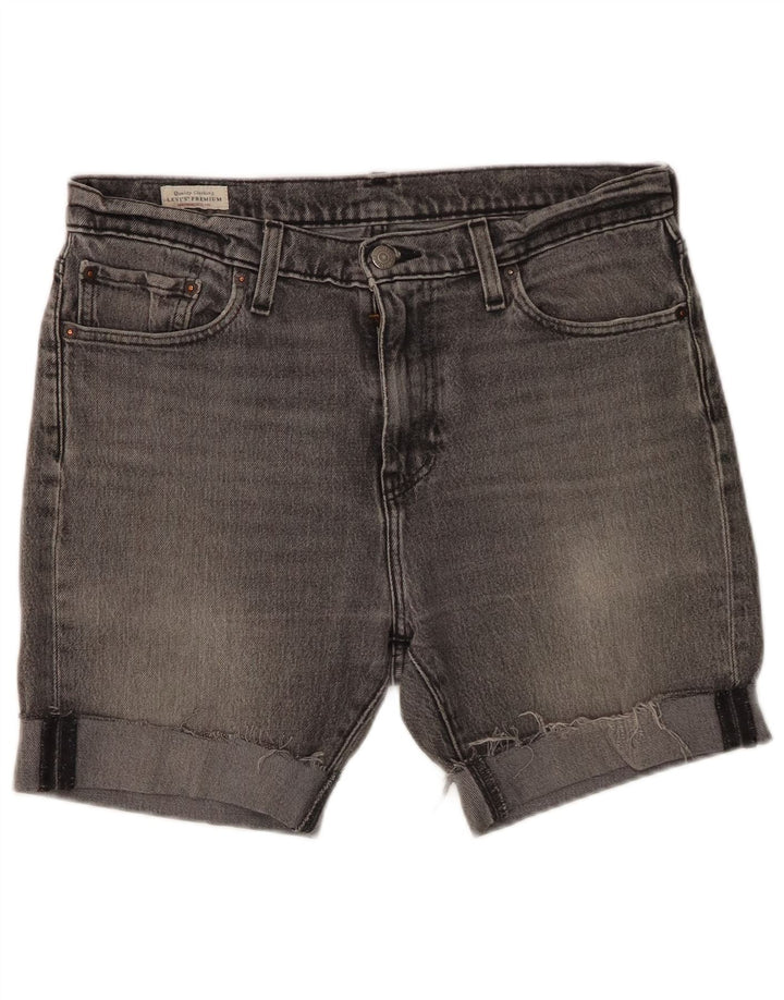 Pantaloni scurți Levi's 510 Denim W33 Large Gri Bumbac