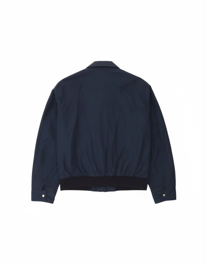 FRED PERRY Bomber Jacket pentru bărbați UK 40 mare, albastru bleumarin, bumbac