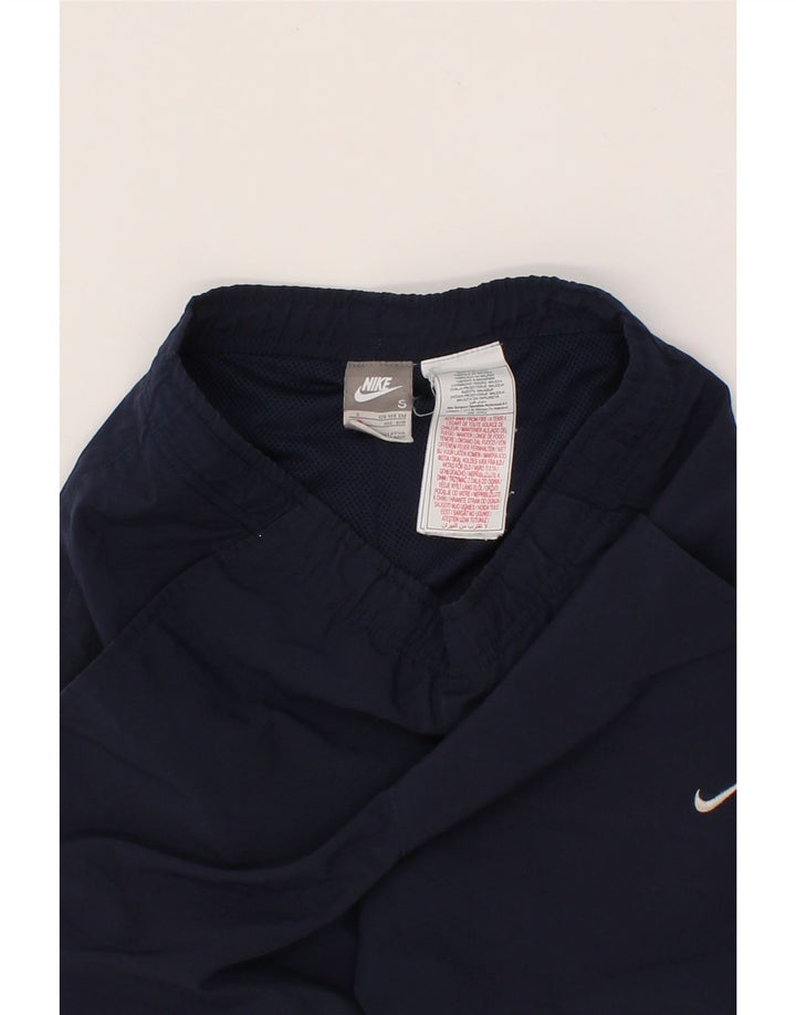 NIKE Boys Bermuda Sport Shorts 8-9 Years Small Navy Blue Polyester Vintage Nike and Second-Hand Nike from Messina Hembry 