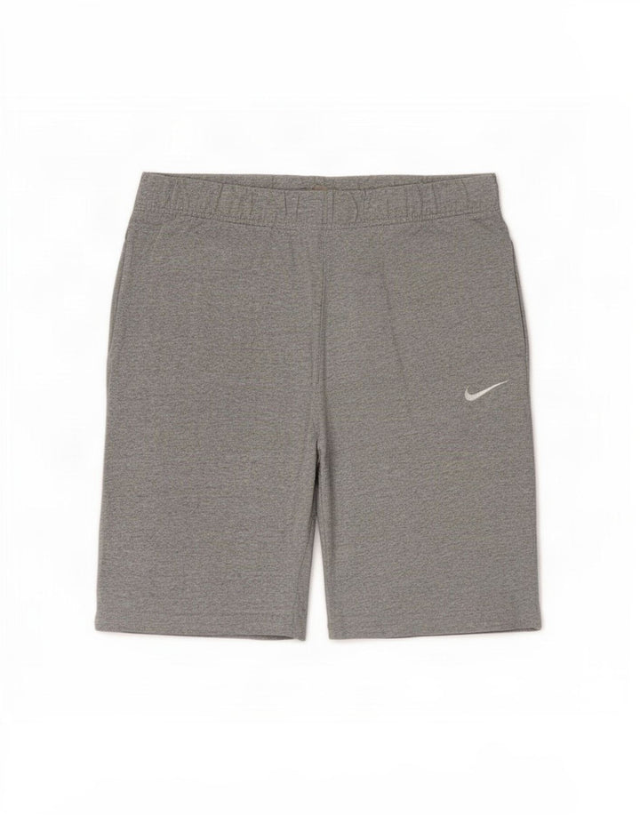 Pantaloni scurți sport Nike pentru bărbați, bumbac, gri mici