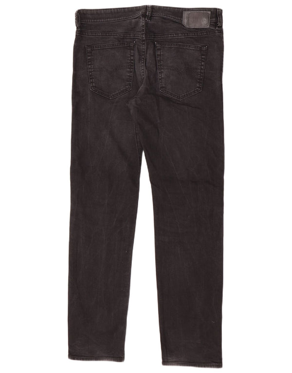 Blugi pentru bărbați Diesel Buster Tapered Regular Slim W34 L32 Bumbac negru