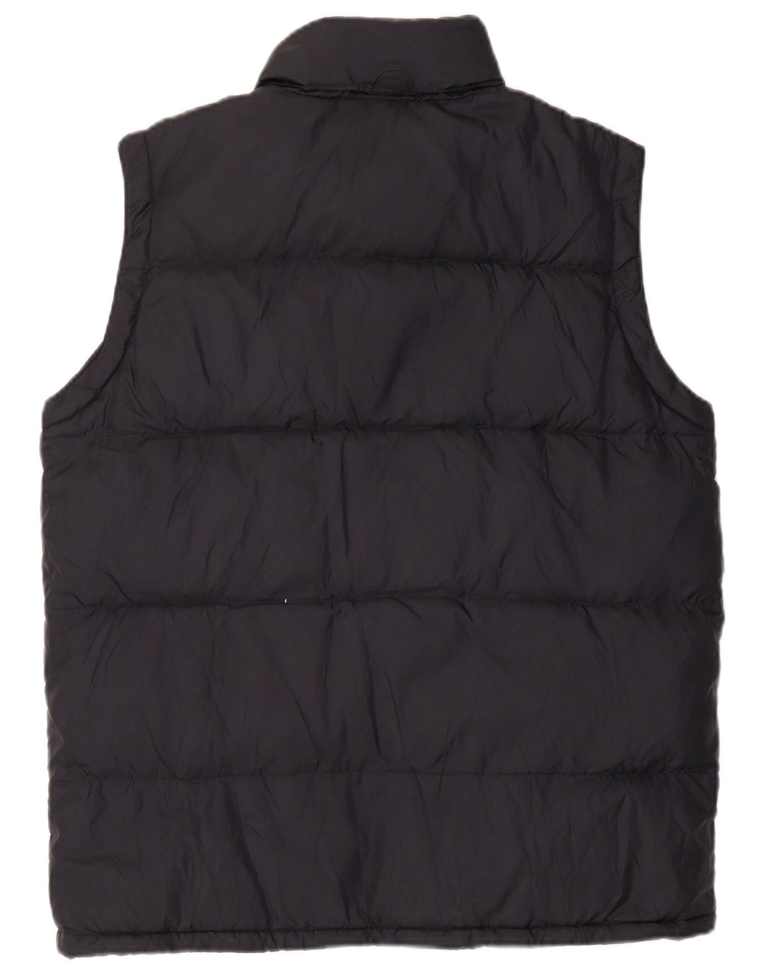 KAPPA Gilet căptușit cu glugă pentru bărbați UK 38 Medium Black Nylon