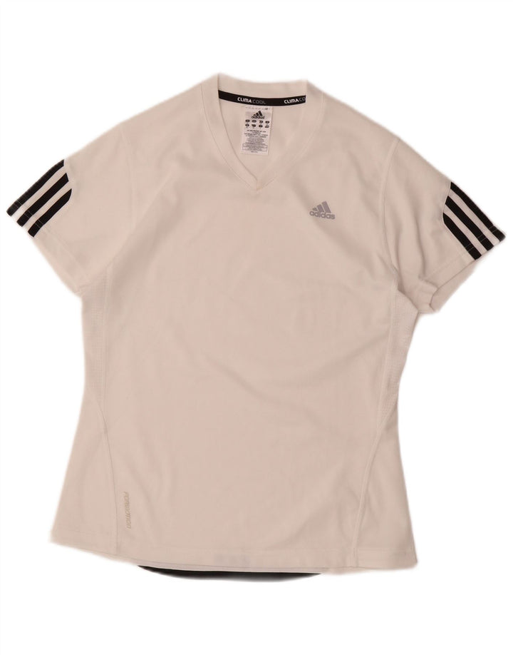 ADIDAS Climacool Tricou Top UK 12 Poliester Alb Mediu