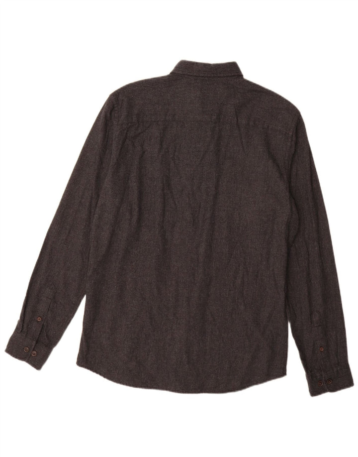Cămașă de flanel pentru bărbați JACK & JONES, bumbac gri mediu