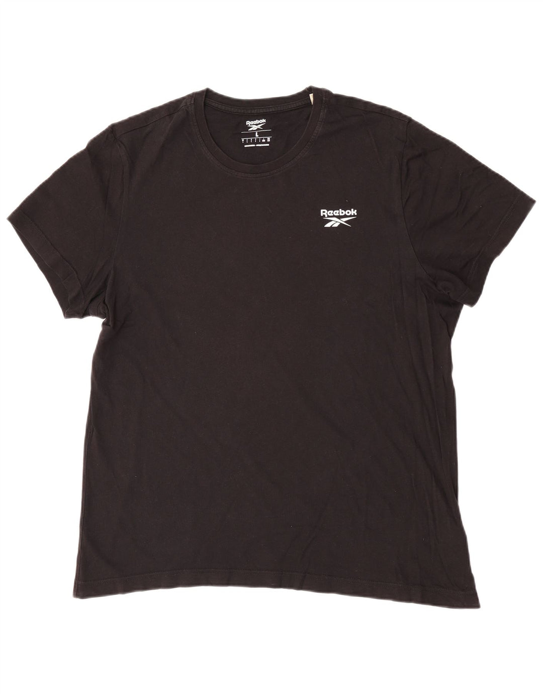 Tricou Reebok pentru bărbați Top mare din bumbac negru