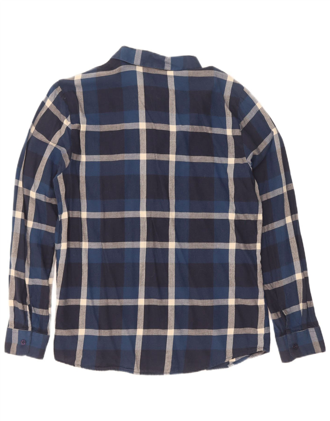 Cămașă de flanel pentru bărbați Volcom, bumbac cu carouri, albastru bleumarin mediu