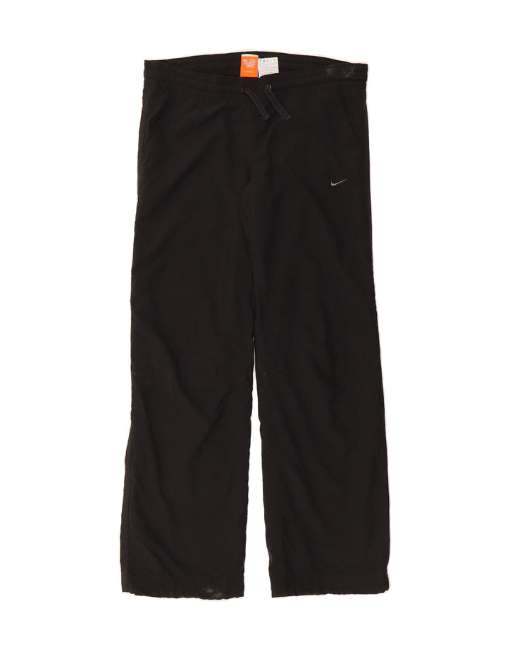 NIKE Womens Tracksuit Trousers UK 8/10 Small  Black Polyester Vintage Nike and Second-Hand Nike from Messina Hembry 