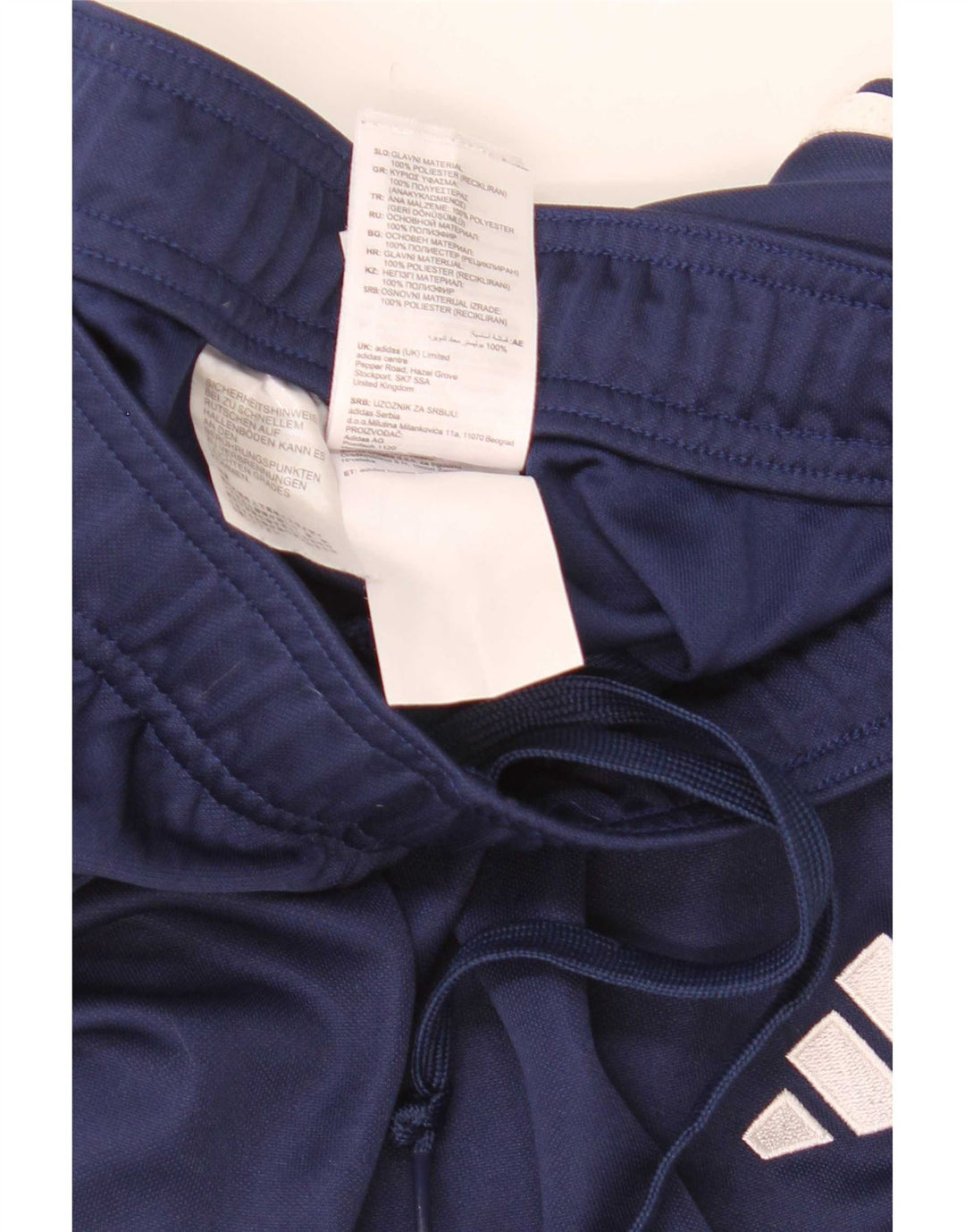 Pantaloni de trening Adidas Aeroready pentru bărbați, poliester mediu albastru bleumarin