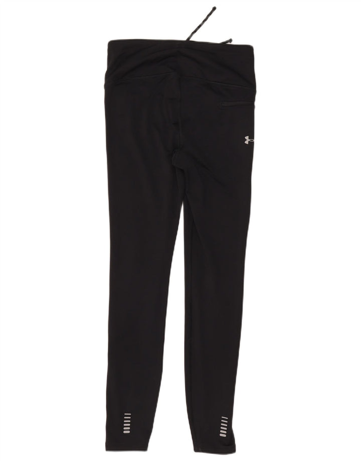 Leggings pentru femei UNDER ARMOUR UK 10 Poliamidă geometrică neagră mică