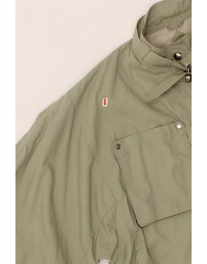 MAJESTIC Womens Utility Jacket IT 40 Small Green Polyester Vintage Majestic and Second-Hand Majestic from Messina Hembry 