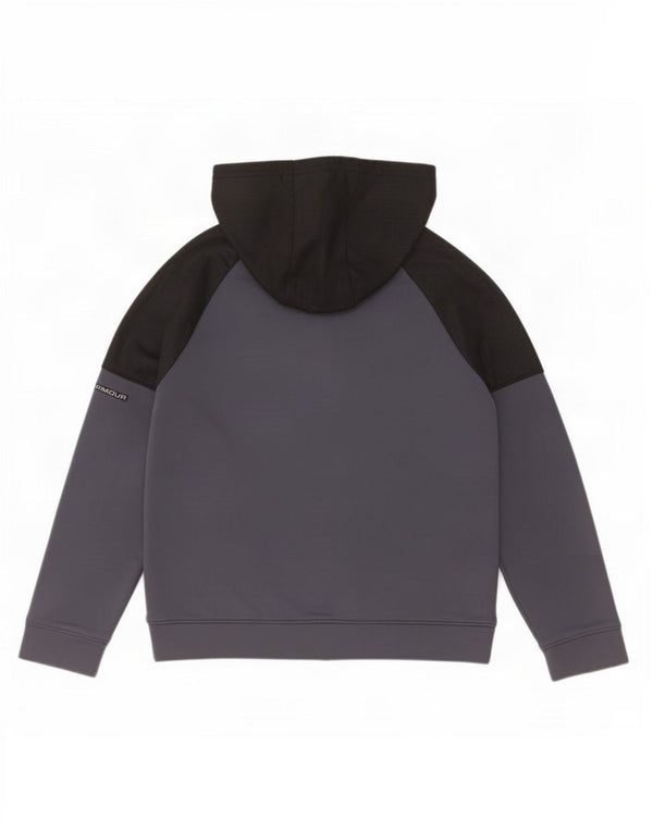 Pulover Under Armour pentru băieți, cu fermoar, 9-10 ani, bleumarin mediu