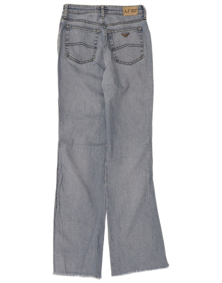 Blugi drepti pentru femei Armani W26 L31 Albastru