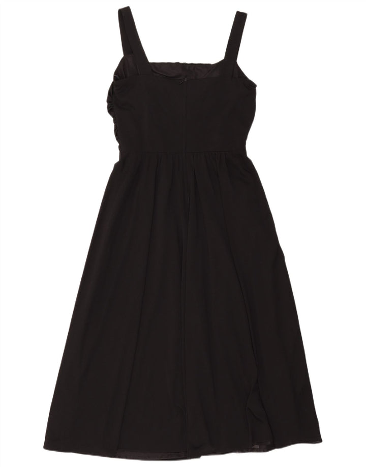 Hermann Lange Rochie Maxi de Cocktail Fără Mâneci EU 40 Medium Negru