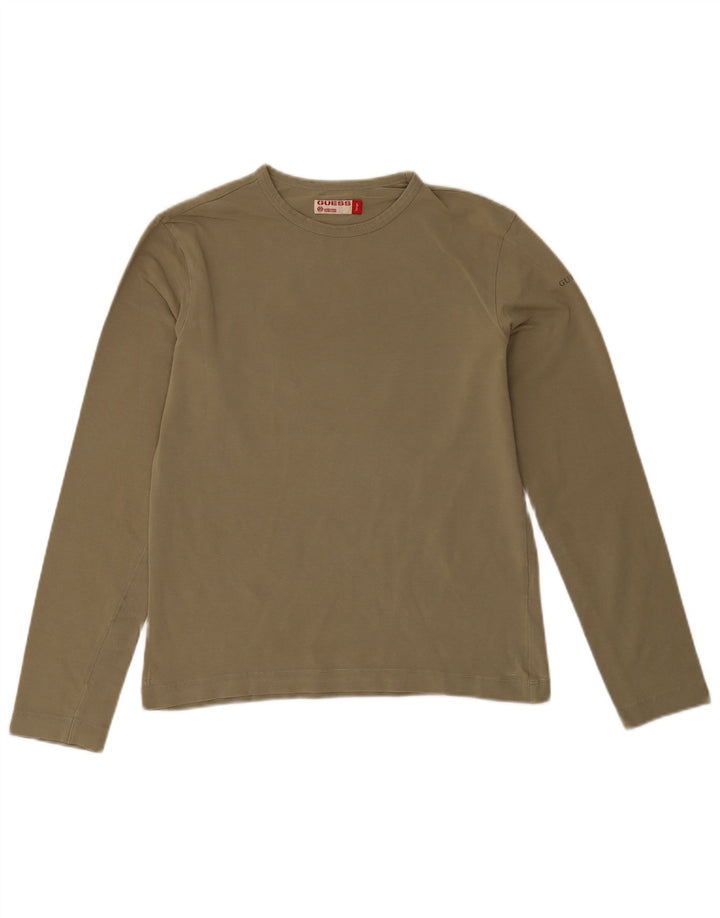 Guess Top pentru femei cu mânecă lungă UK 14 Large Kaki