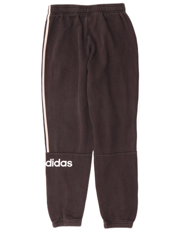 Pantaloni de trening Adidas Fete Graphic Pantaloni de jogging 13-14 Ani Bumbac Negru