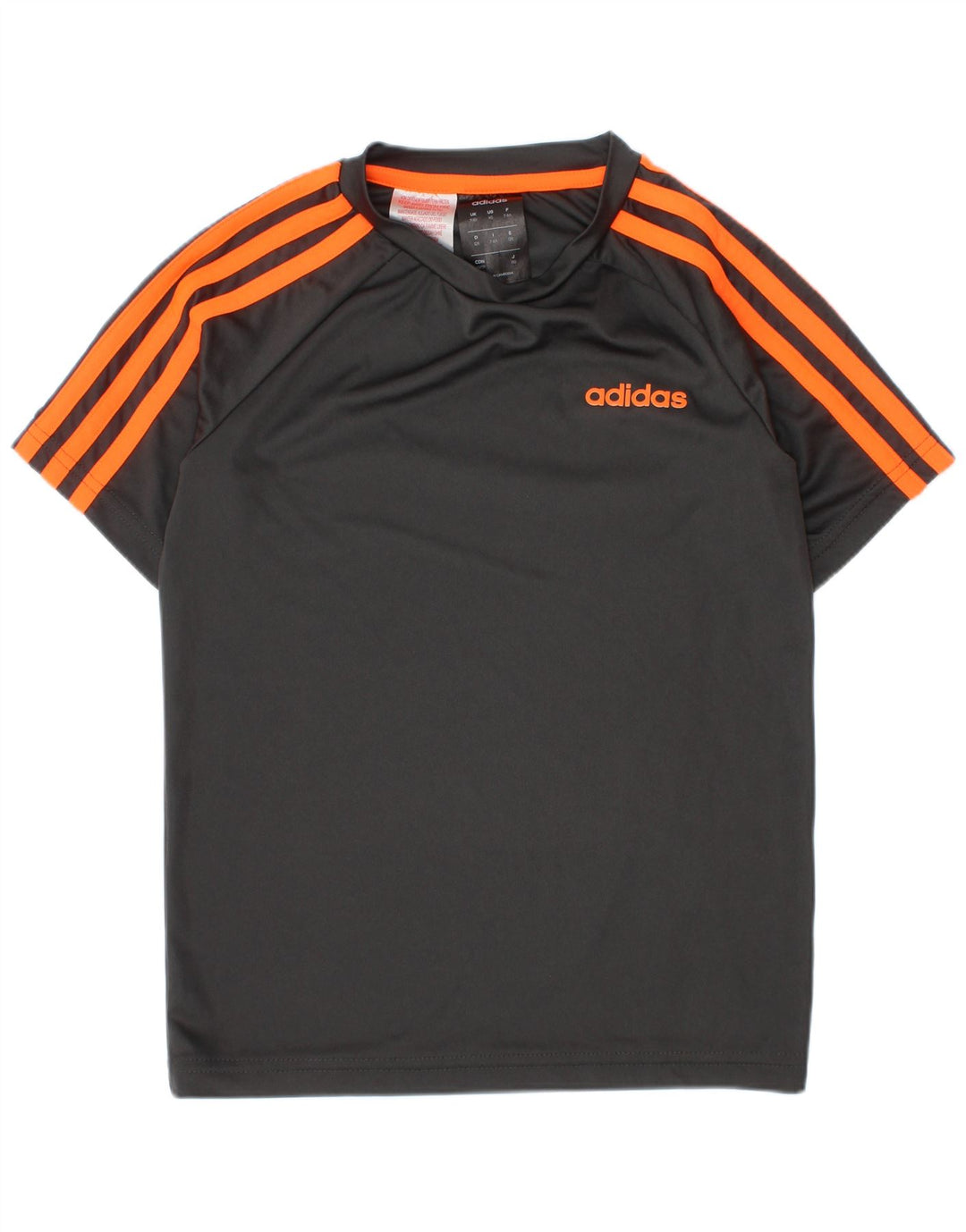 Tricou Adidas Climalite pentru baieti Top 7-8 ani poliester gri