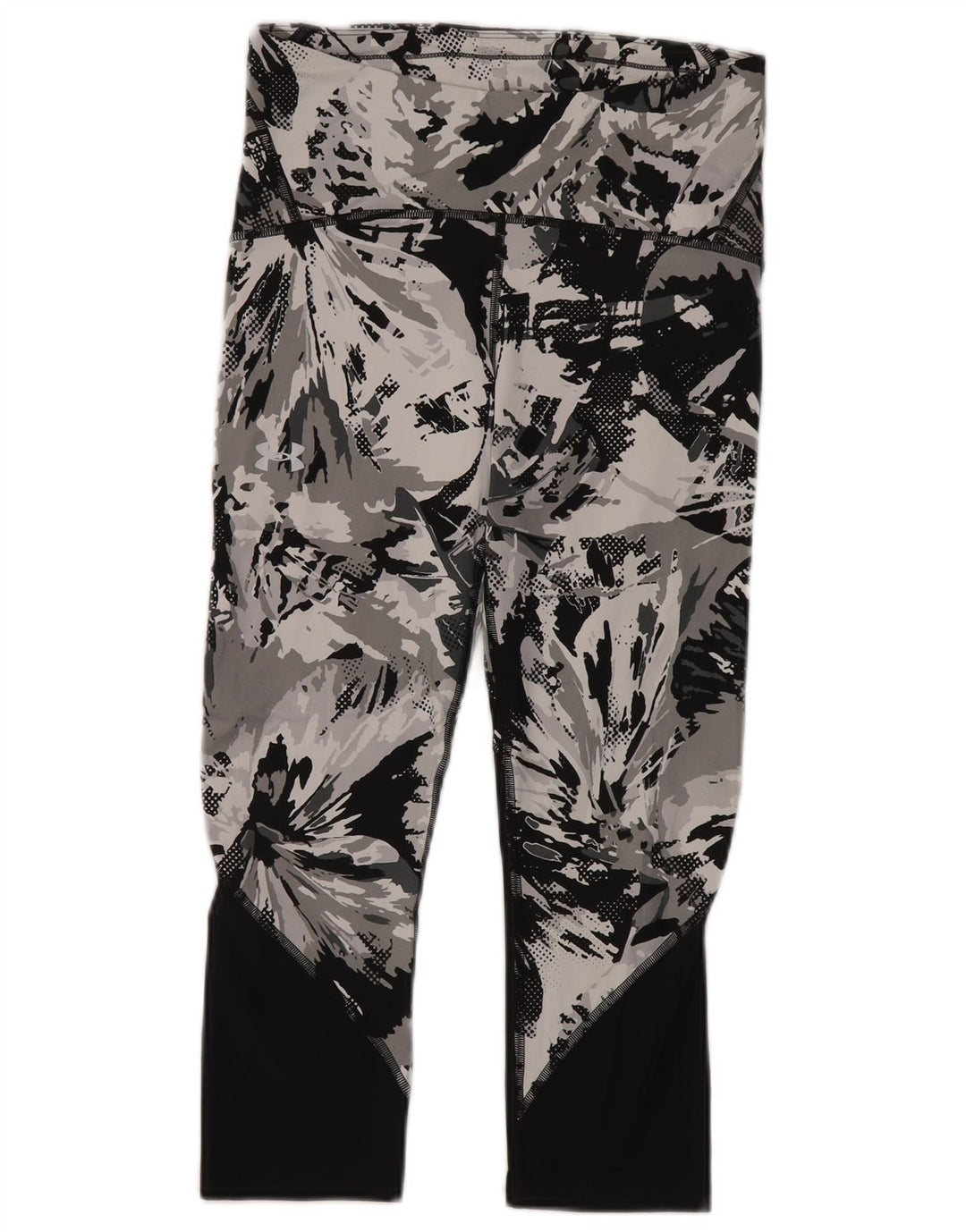 Leggings Under Armour pentru femei Crop Abstract Pattern UK 14 Medium Gri