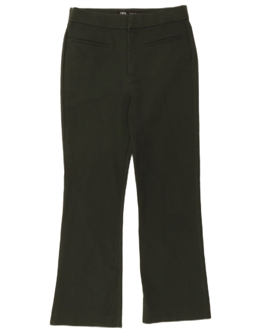 Pantaloni tăiați pentru femei Zara, L28 L25 Kaki