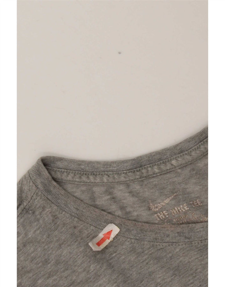 Tricou pentru bărbați Nike Air Max Graphic Top din bumbac gri mediu