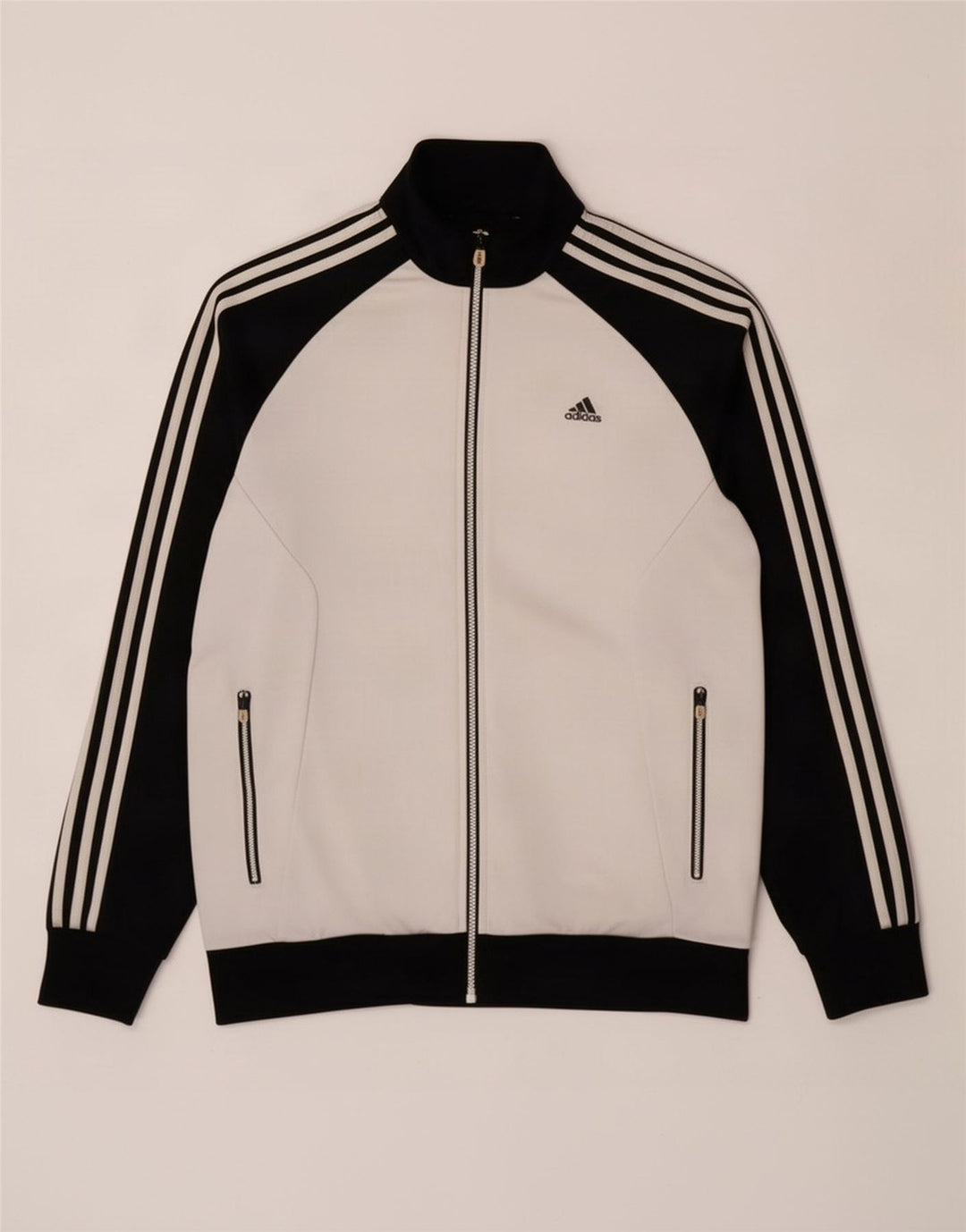 Jachetă de trening pentru bărbați Adidas, mare, gri din poliester