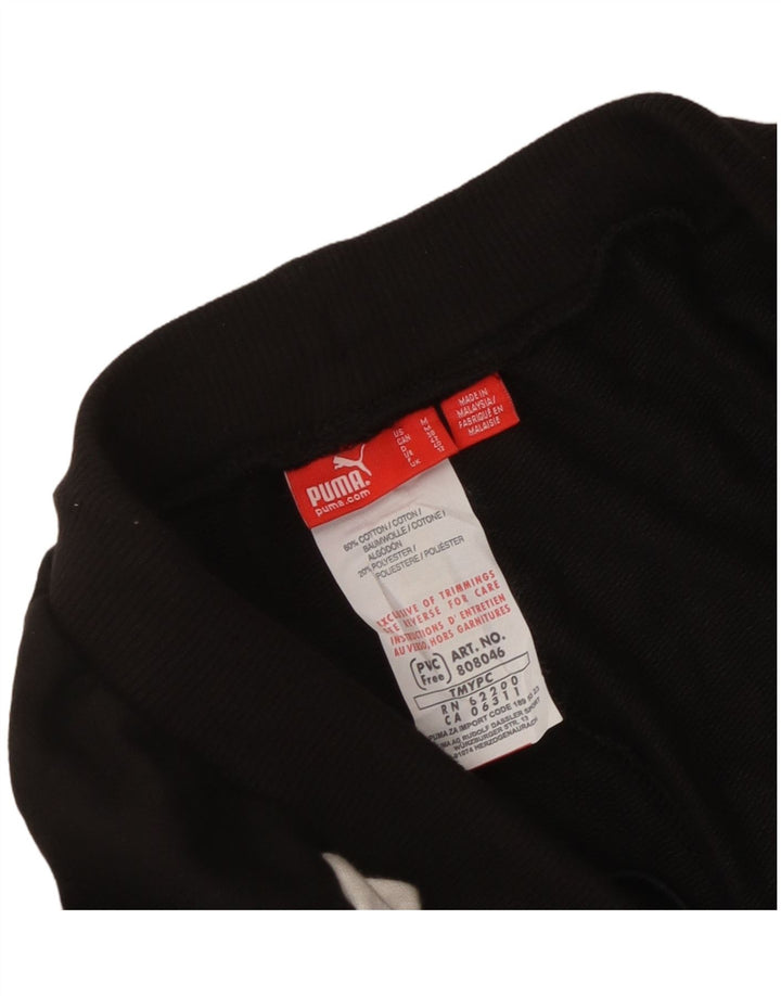 Pantaloni de trening Puma Flare pentru femei UK 12 Medium Black Colorblock Bumbac