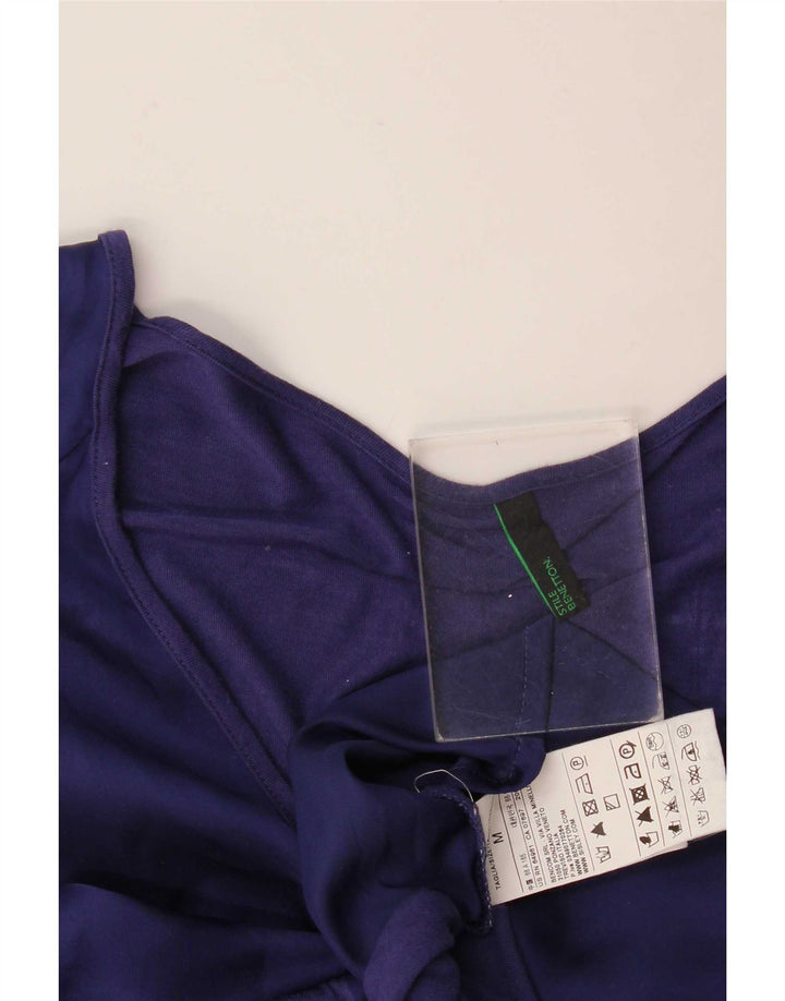 Rochie de bază Benetton pentru femei, cu croială relaxată, UK 14 Medium, bleumarin, viscoză