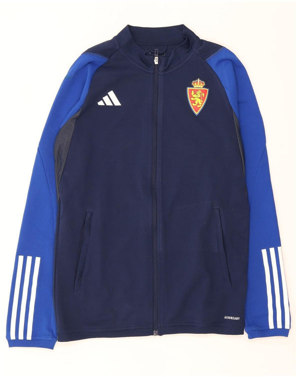 Jachetă de top pentru trening Adidas Aeroready pentru bărbați, albastru mic, color block
