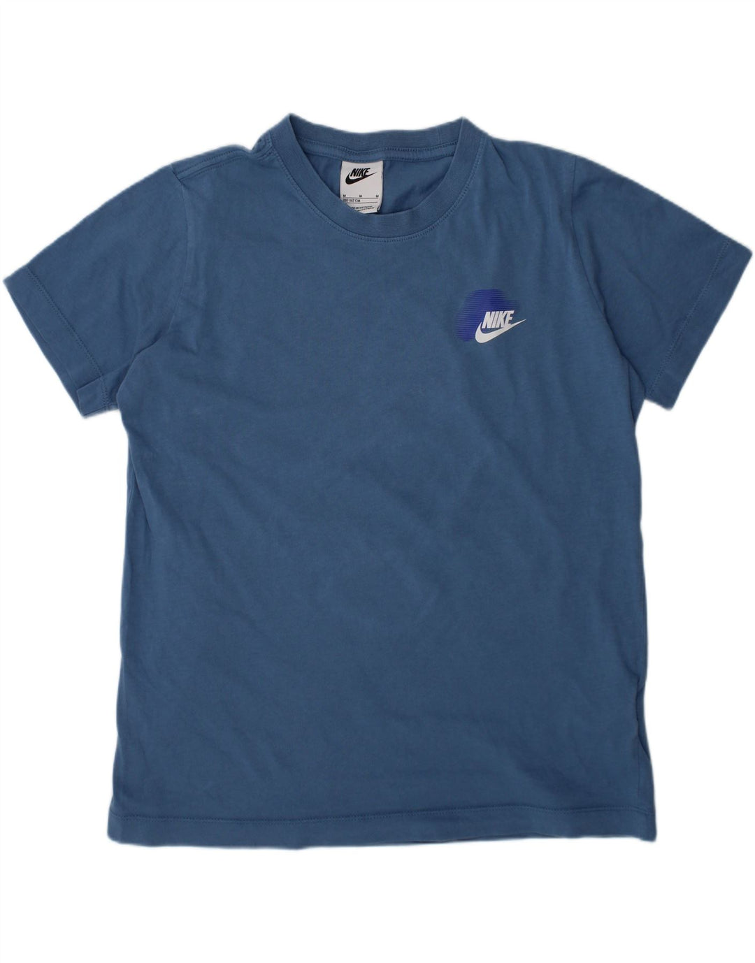 NIKE Boys Graphic T-Shirt Top 10-11 Years Medium Blue Cotton Vintage Nike and Second-Hand Nike from Messina Hembry 
