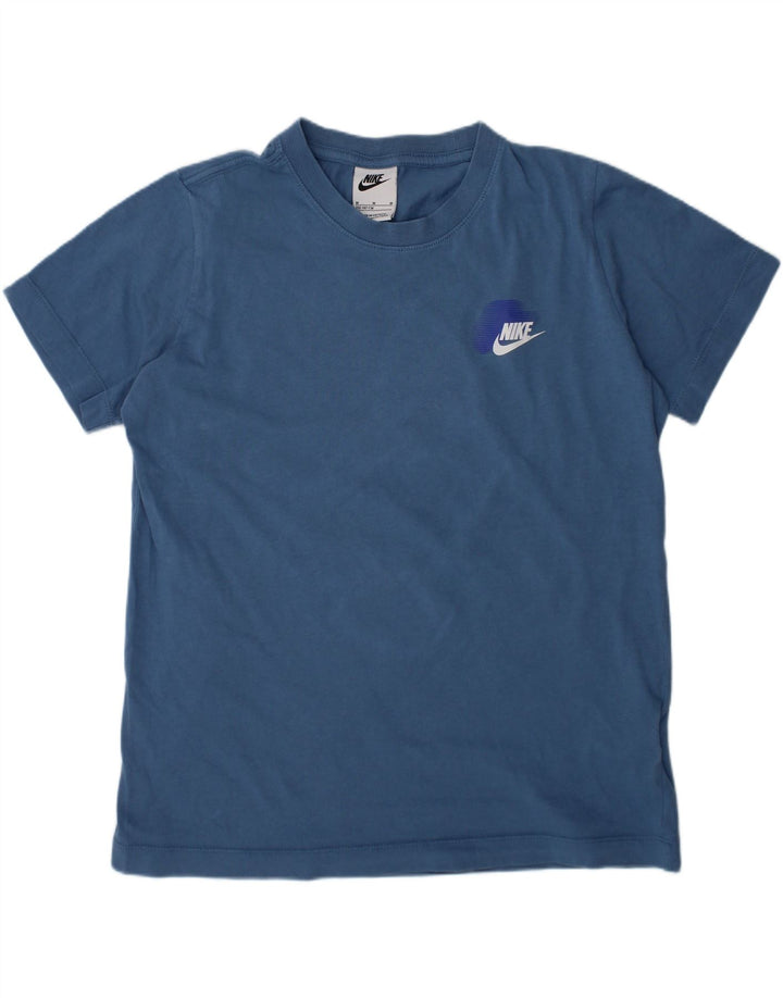 NIKE Boys Graphic T-Shirt Top 10-11 Years Medium Blue Cotton Vintage Nike and Second-Hand Nike from Messina Hembry 