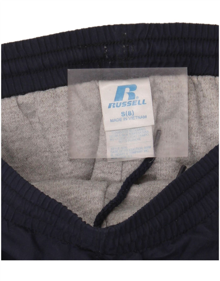 Pantaloni de vânt pentru băieți Russell Athletic 7-8 ani mici, bleumarin