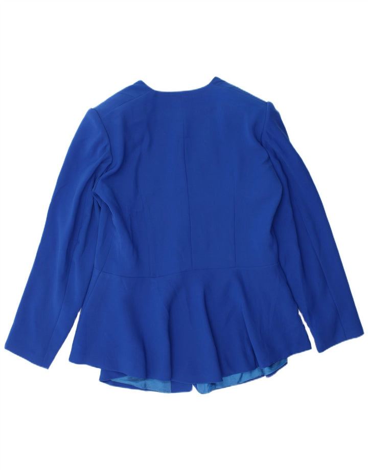 Luciano Soprani Jachetă Blazer cu 3 nasturi pentru femei UK 14 Medium Blue