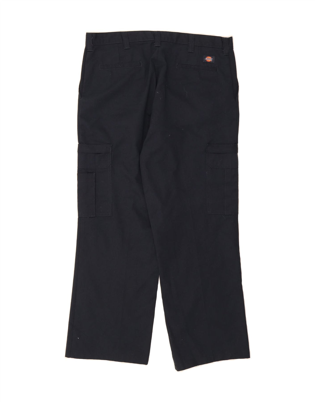 DICKIES Mens Straight Cargo Trousers W38 L29 Navy Blue Polyester Vintage Dickies and Second-Hand Dickies from Messina Hembry 