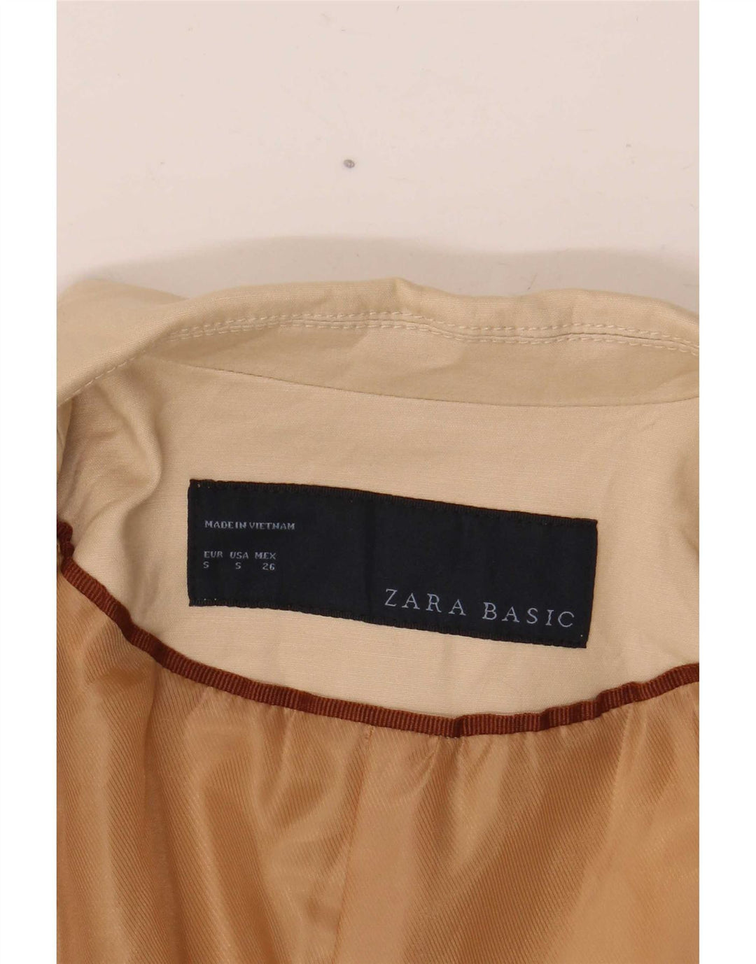 Blazer pentru femei Zara, cu 2 nasturi, UK 10 Mic Bej