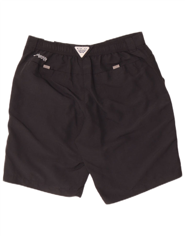 Pantaloni scurți cargo Columbia Omni-Shade pentru bărbați W34 Poliester negru mare