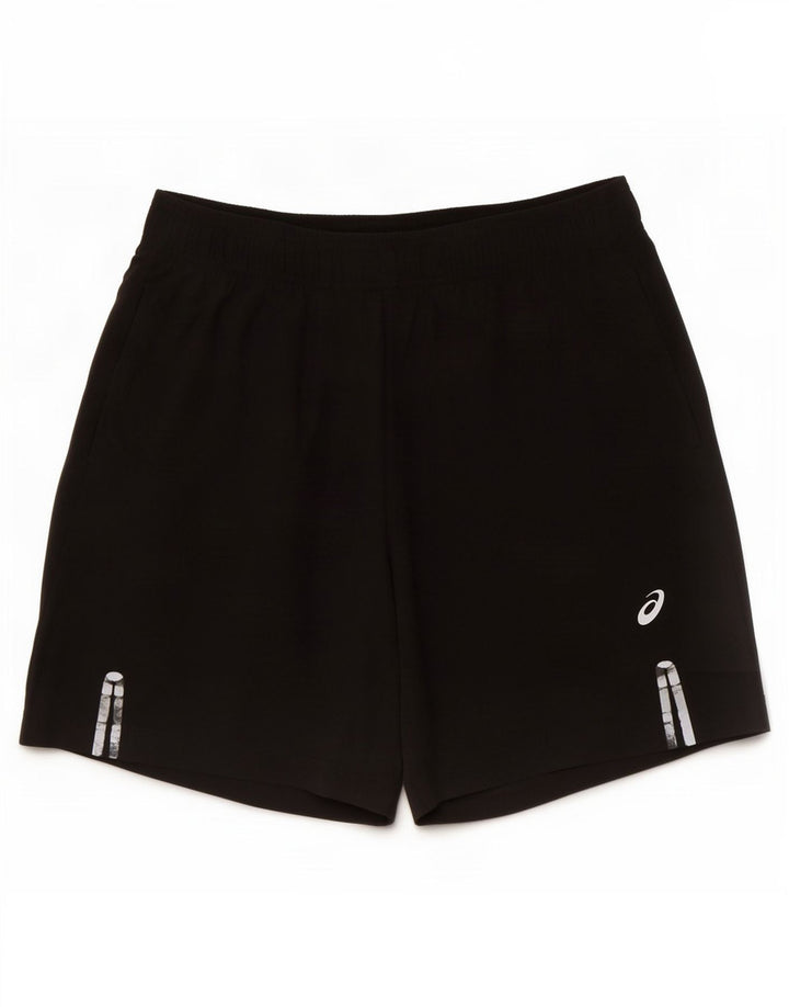 Pantaloni scurți sport Asics pentru bărbați, poliester mediu negru