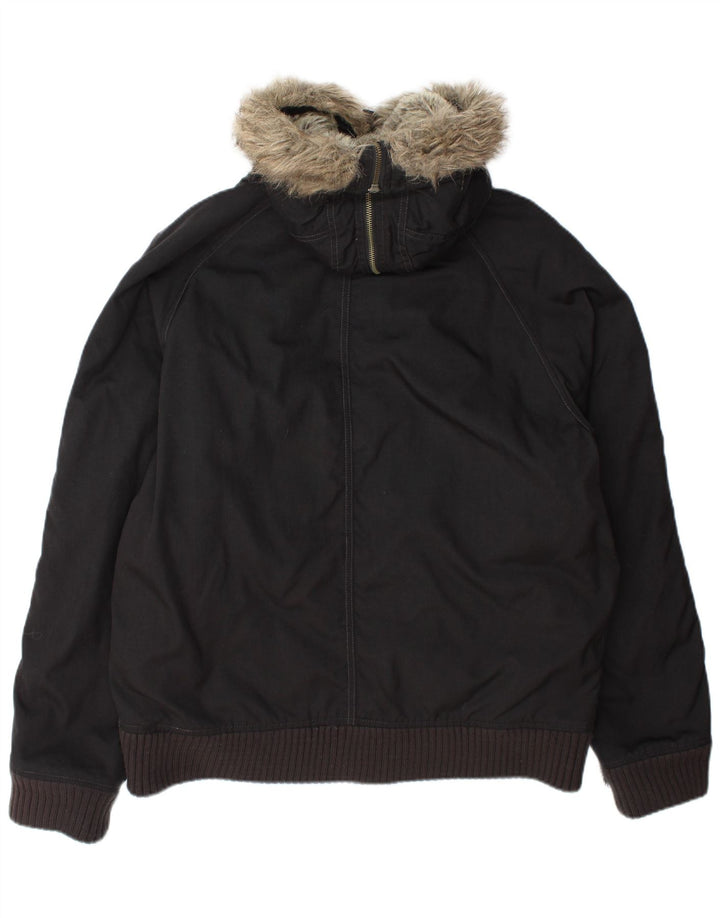 Jachetă bomber căptușită cu glugă pentru bărbați Woolrich UK 42 XL Negru